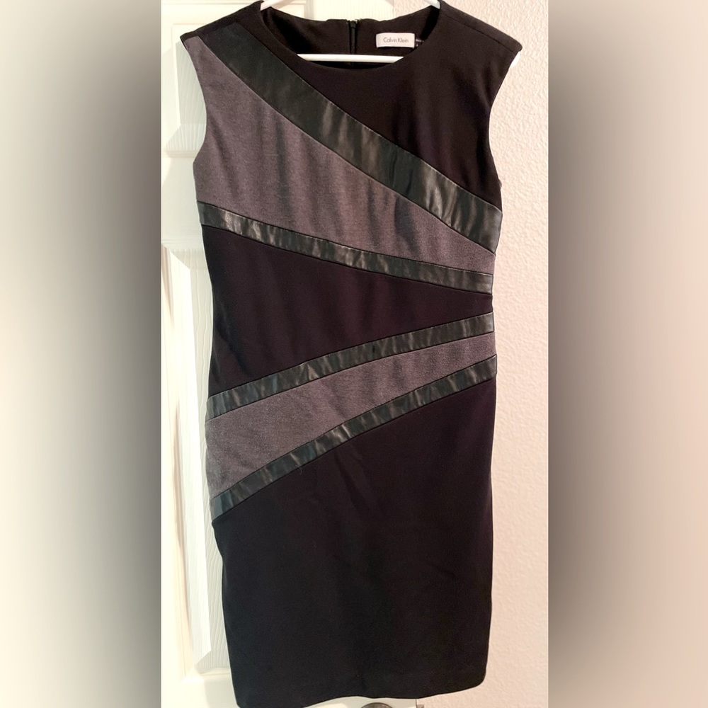 Calvin Klein midi sheath dress